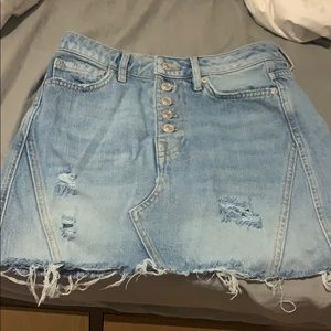 Free people Jean skirt